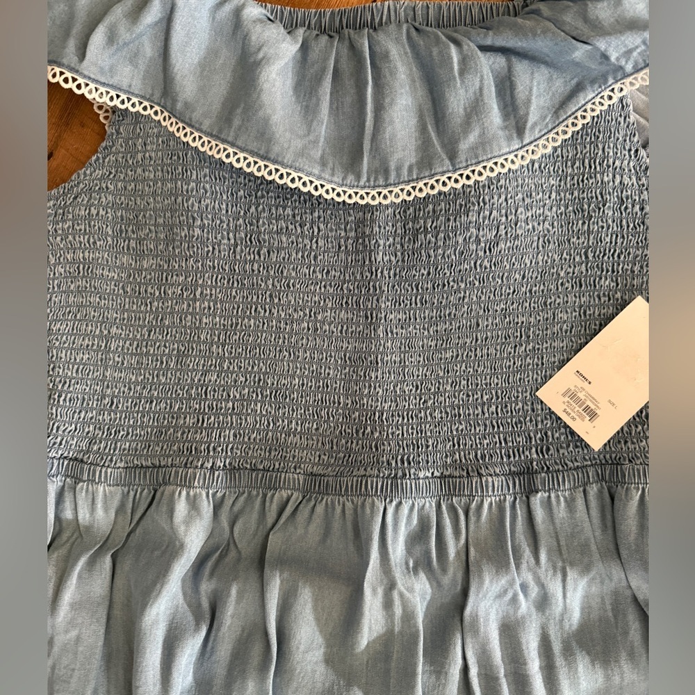 SO Blue Ruffle Midi Dress - Picture 6 of 6